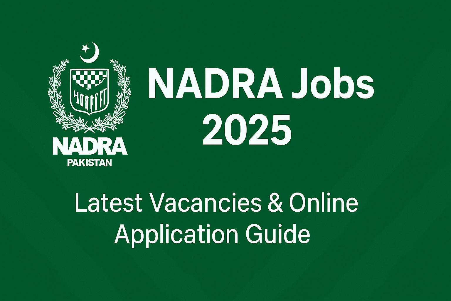 NADRA Jobs 2025