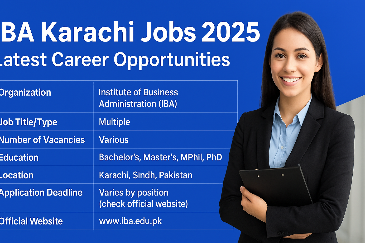 IBA Karachi Jobs 2025