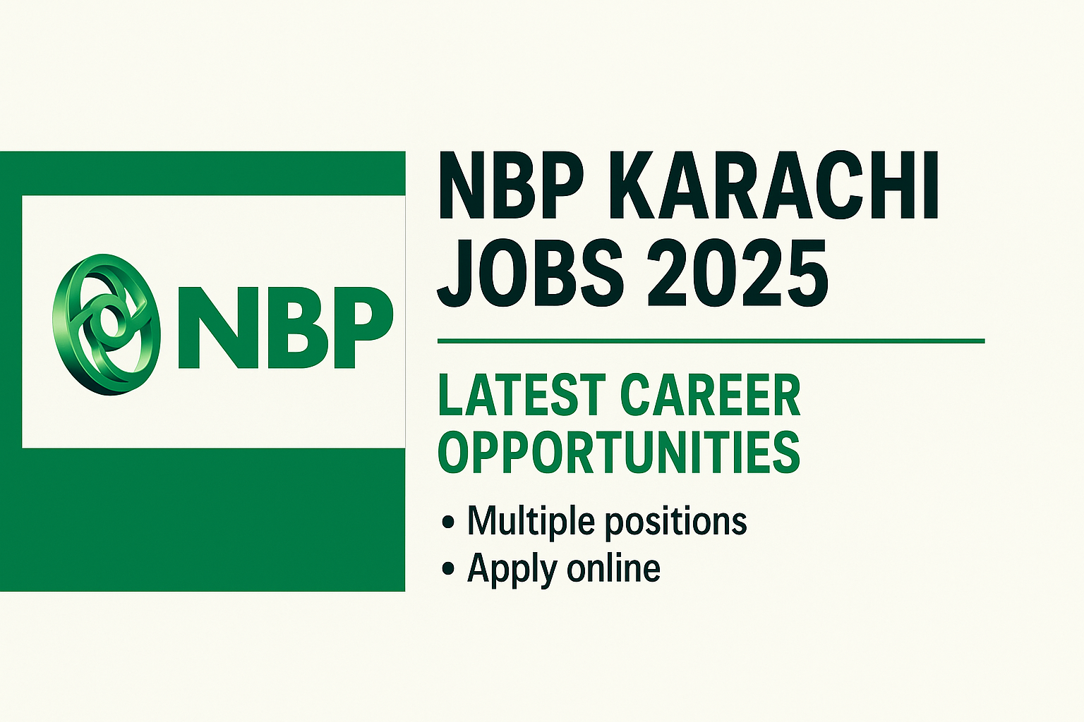 NBP Karachi Jobs 2025