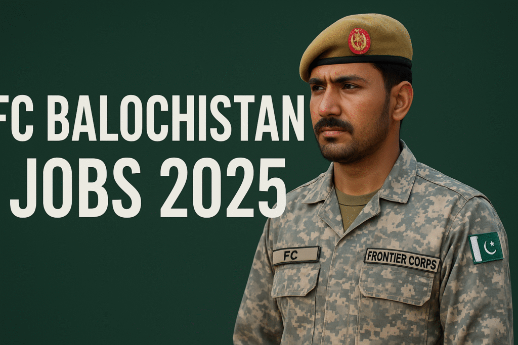 FC Balochistan Jobs 2025