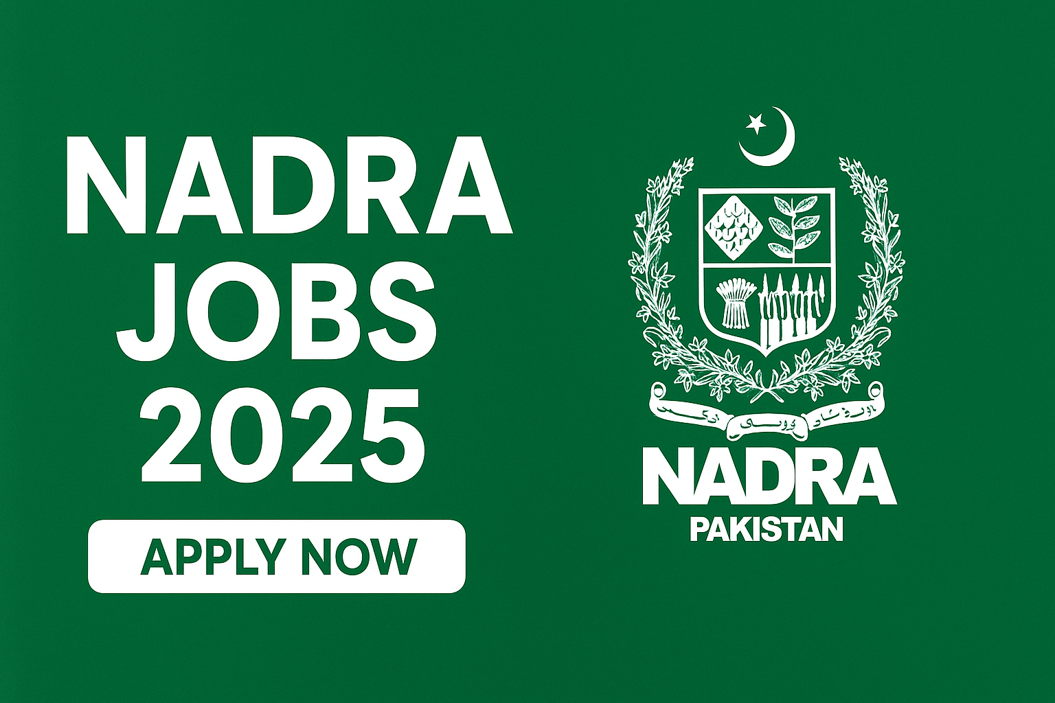 NADRA Jobs 2025