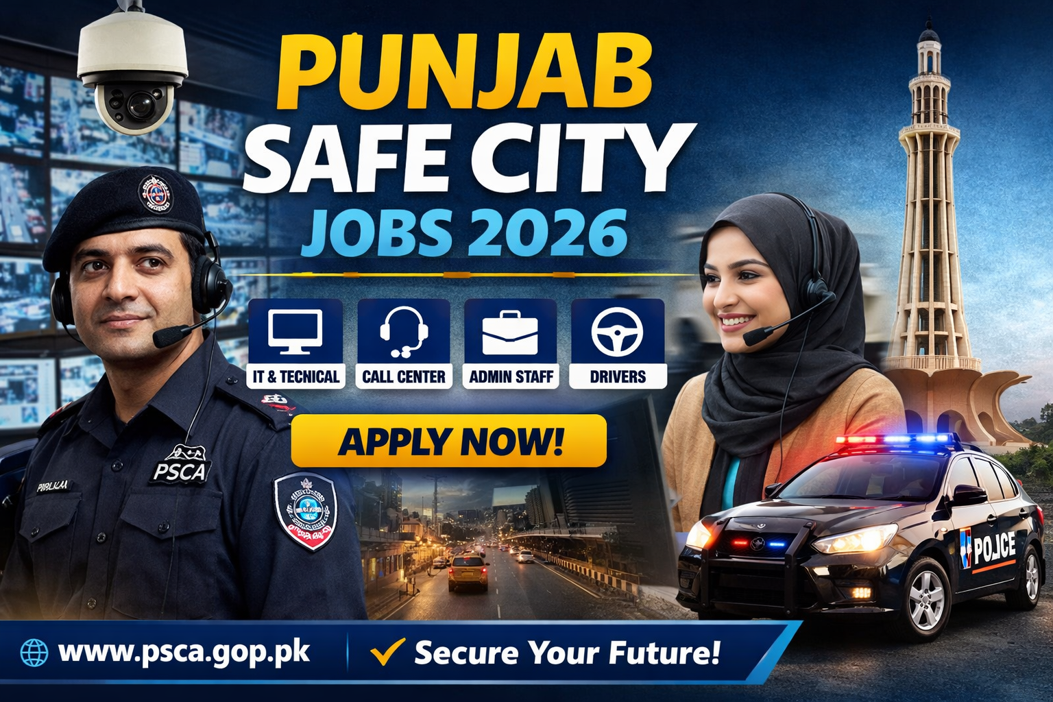 Punjab Safe City Jobs 2026