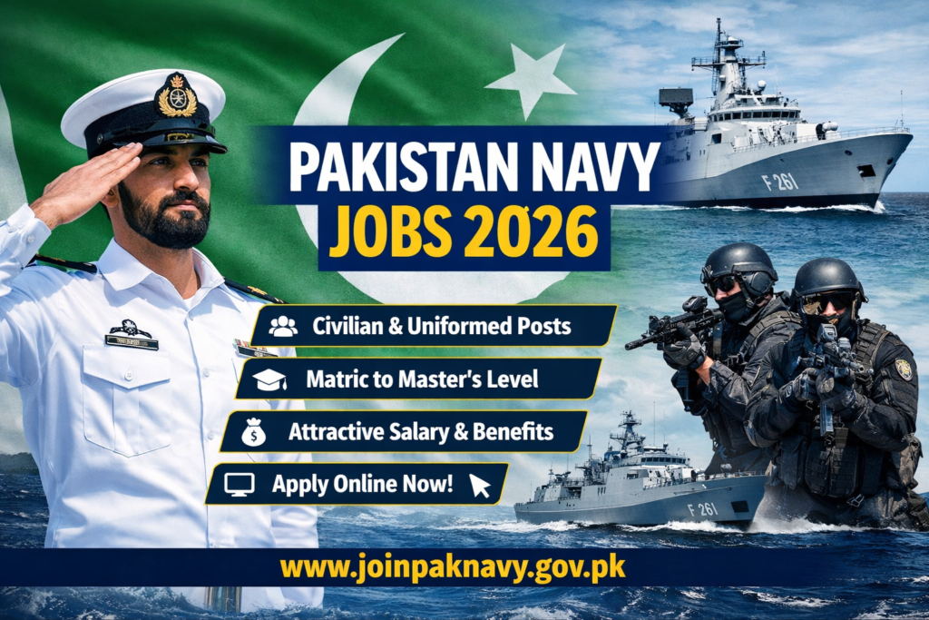 Pakistan Navy Jobs 2026